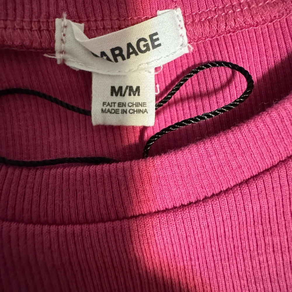 Garage Pink Ribbed Top - Picture 3 of 4